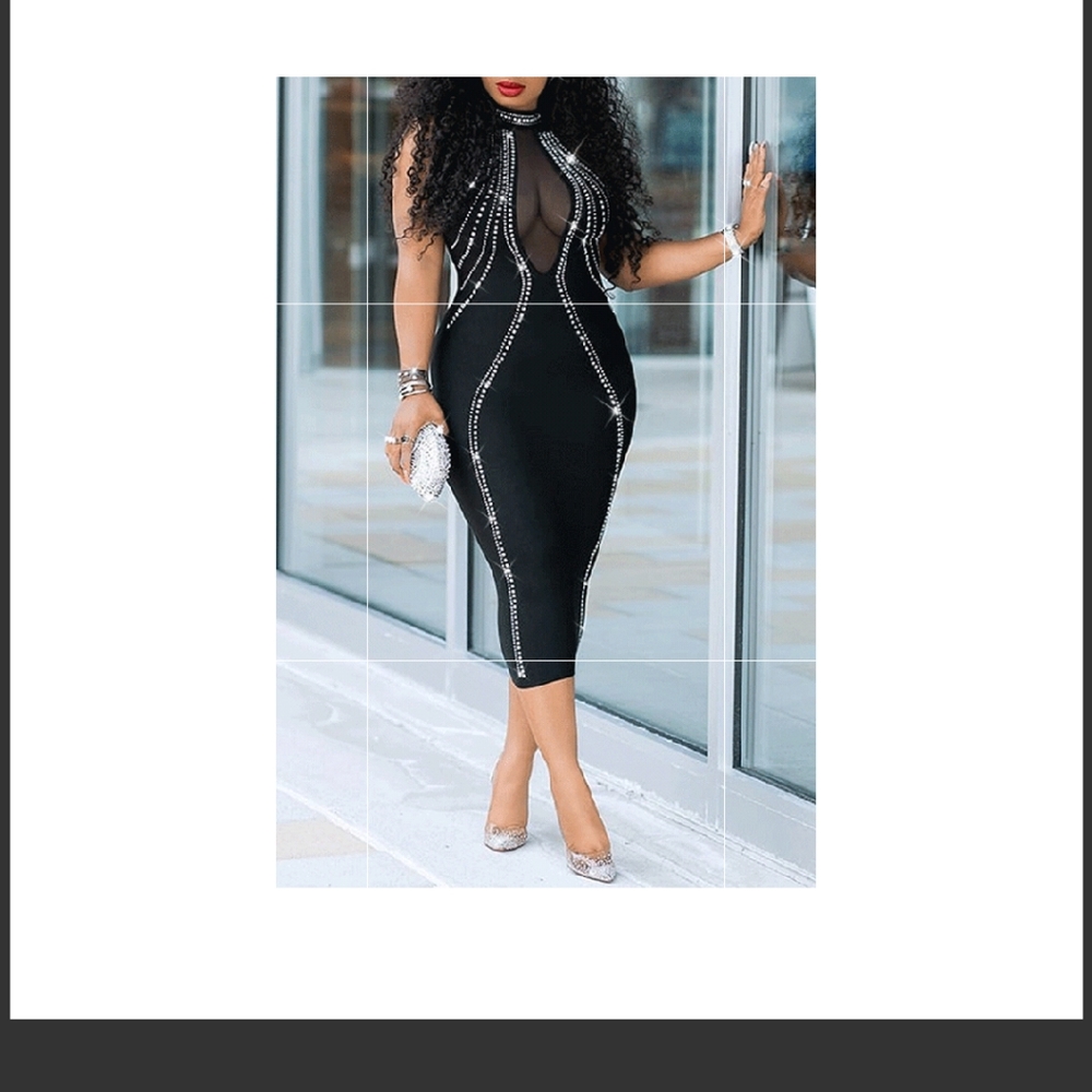 Stunning Rhinestone Dress